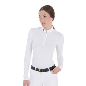 Polo Donna da Concorso Manica Lunga Equestro