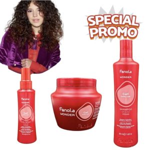 Fanola – Wonder Curl Extra Care Linea Capelli Ricci PROMO Capelli Ondulati Wavy.