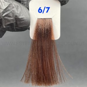Crema Colorante INEBRYA Bionic Color senza ammoniaca Professionale Permanente 6.7 Cioccolato Fondente