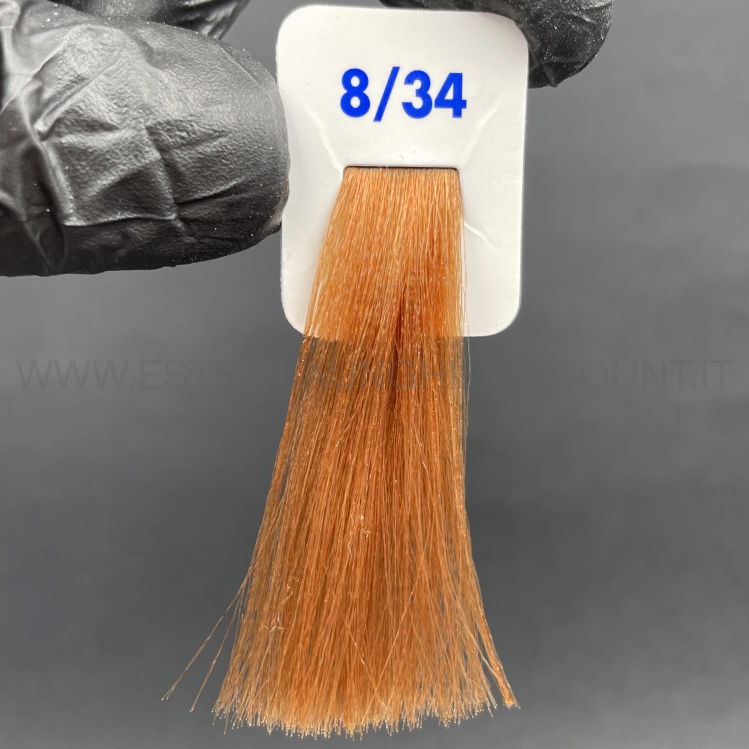 Crema Colorante INEBRYA Bionic Color senza ammoniaca Professionale Permanente 8.34 Biondo Chiaro Dorato Rame - immagine 2